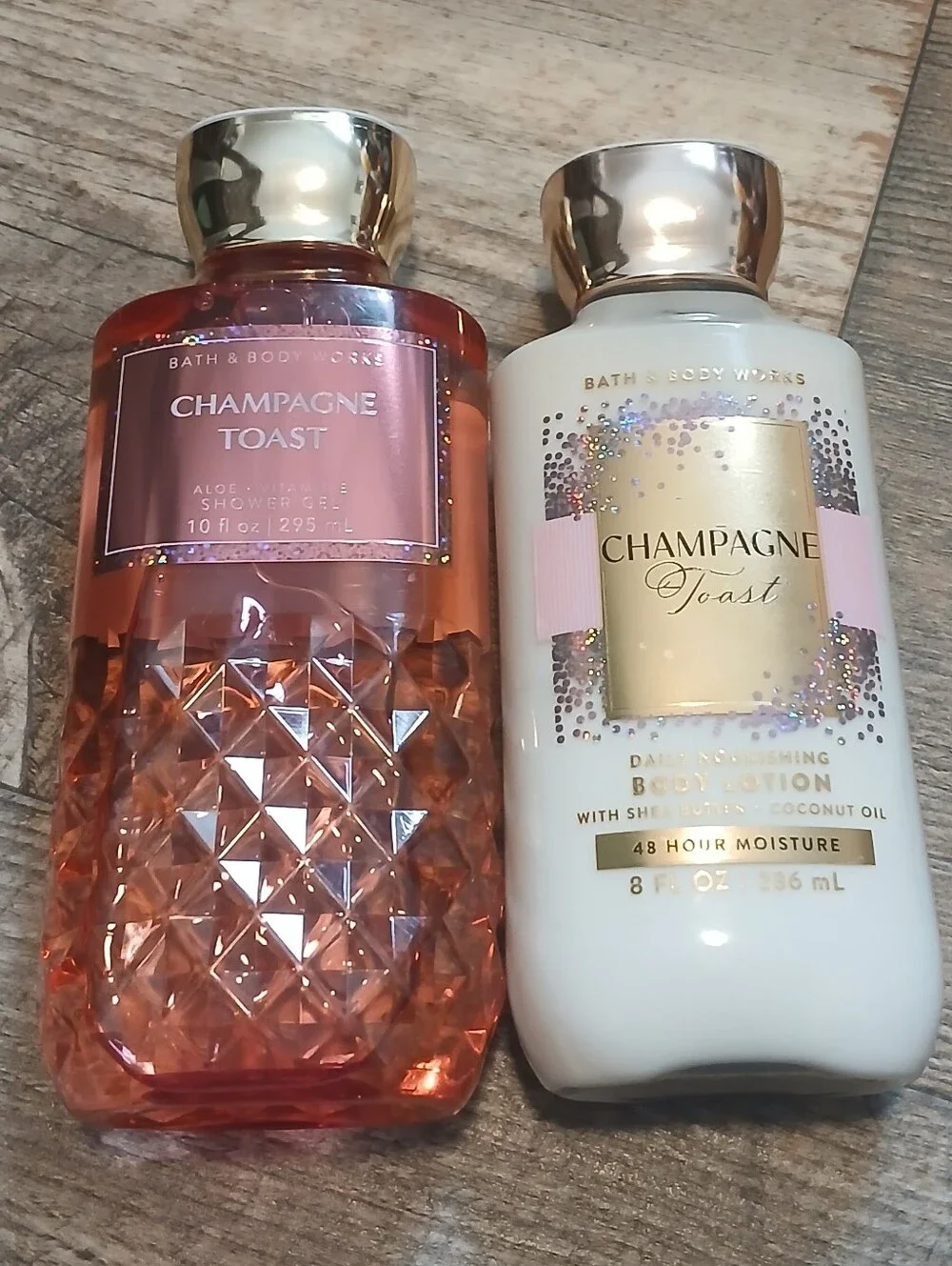 Bath & Body Works Champagne Toast Shower Gel & Lotion Duo